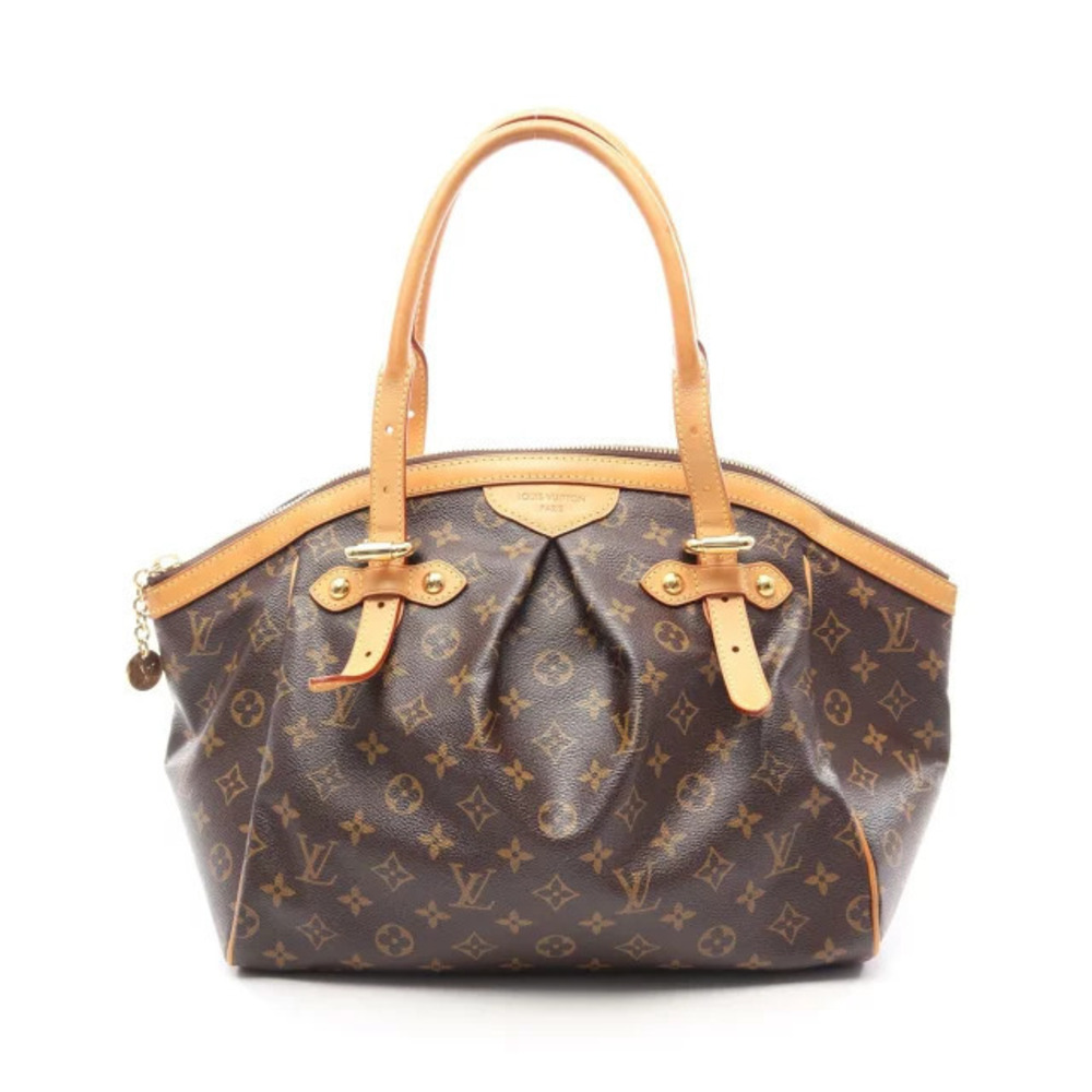 Louis Vuitton Tivoli Handbag Canvas Leather Monogram Brown